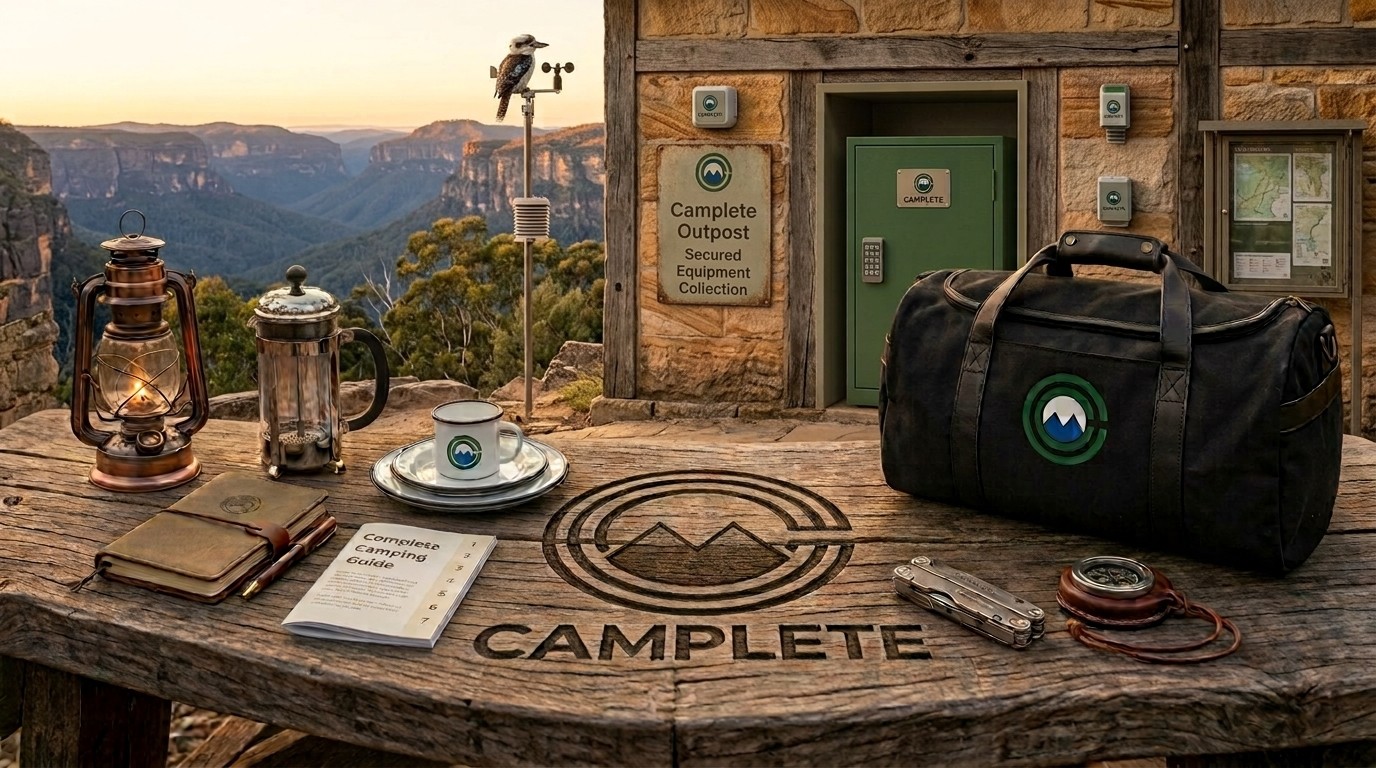 Camplete camping kit and gear